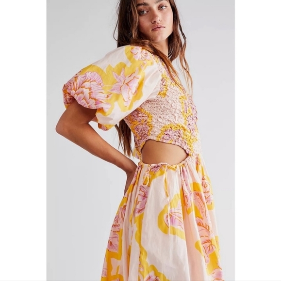 FREEPEOPLE Kalina Printed Midi Dress - Picture 4 of 7